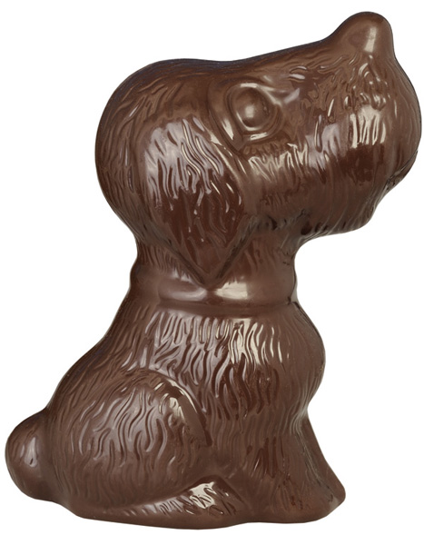 Фигурки собачек из шоколада