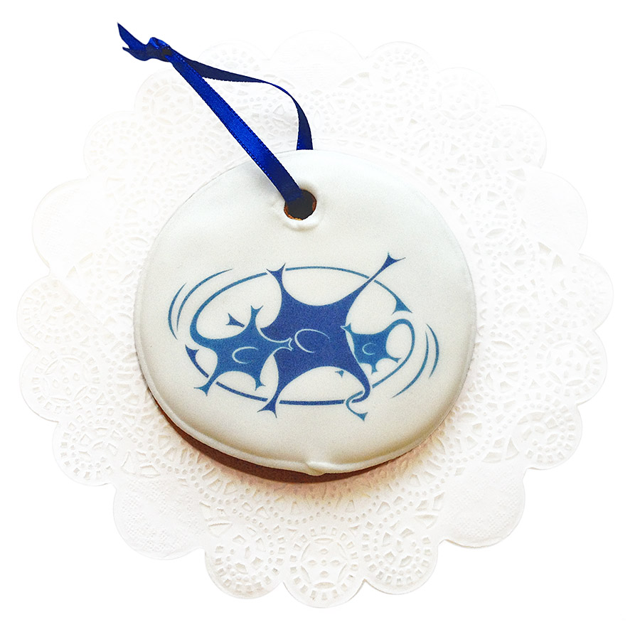 Печенье-медальон с логотипом