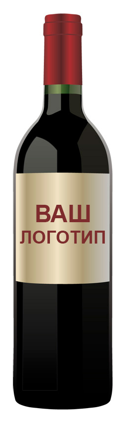 Кагор в бутылке с логотипом