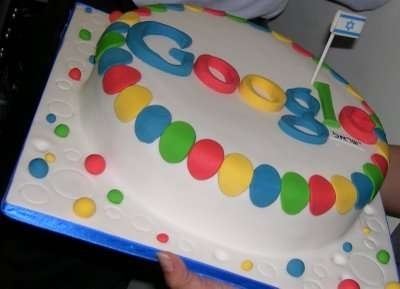 Рекламный торт Google