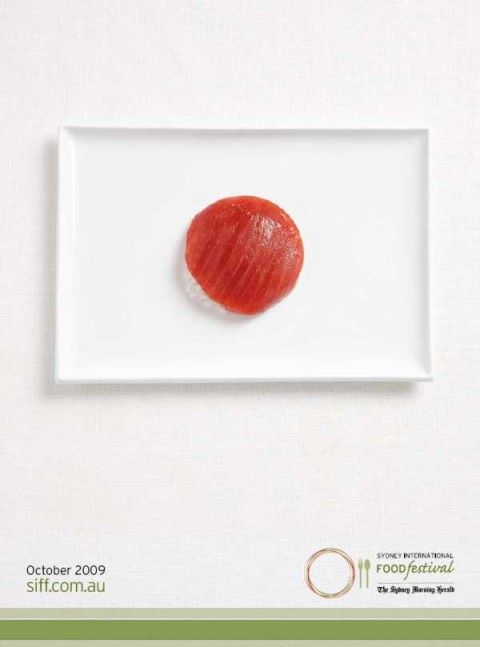 Аппетитная реклама - флаги из национальных продуктов. Япония