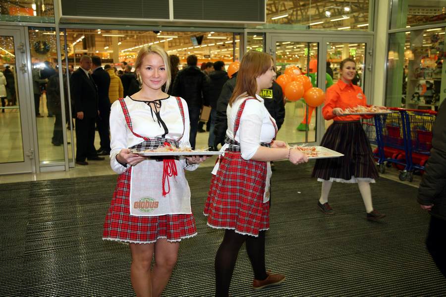 Открытие Гипермаркета Глобус в Пушкино