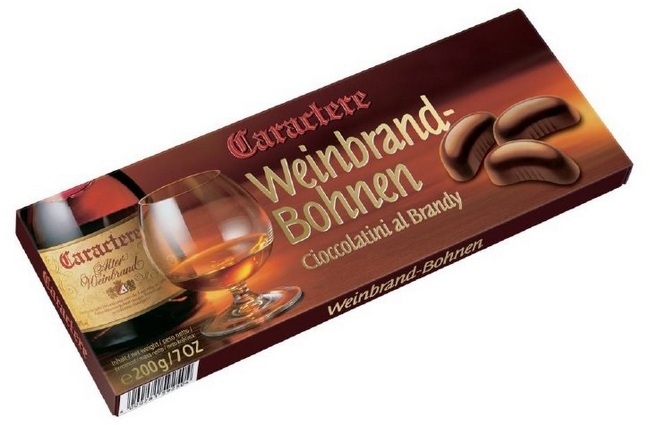 Шоколадные конфеты с бренди CARACTERE