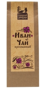Иван-чай с логотипом прессованный