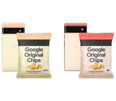 Компания Google для рекламы своего смартфона выпустила чипсы с логотипом