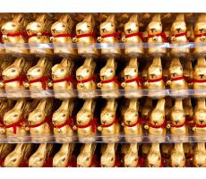 Фигурки шоколадных кроликов на Пасху
