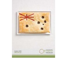 Аппетитная реклама - флаги из национальных продуктов. Австралия