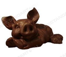 Фигурка свиньи из шоколада 1800 г
