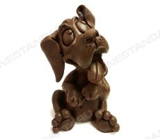 Шоколадная фигурка собака