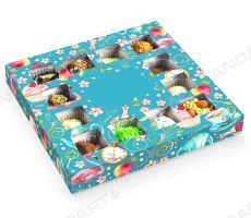 Подарочная коробка с конфетами ручной работы