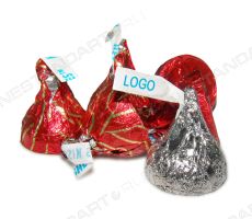 Шоколадные конфеты с логотипом в бутылочке