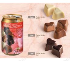 Бельгийские шоколадные конфеты в банке