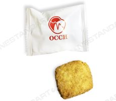 Печенье в упаковке флоу-пак с логотипом OCCH