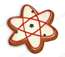Печенье в форме атома