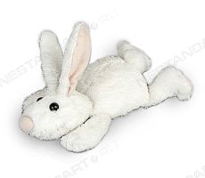 Новогодний мягкий кролик-антистресс белый