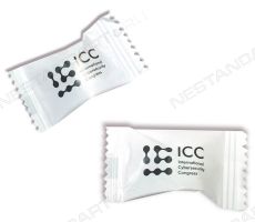 Леденцы с логотипом ICC во флоу-паке
