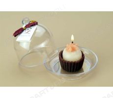 Свеча декоративная в подарочной упаковке «Ванильное пирожное»
