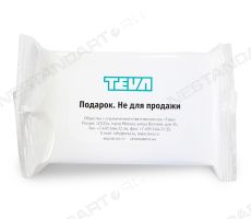 Салфетки с логотипом Teva. 20 штук