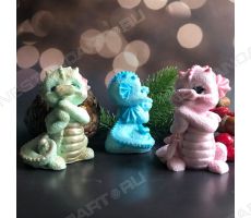 Фигурки драконов из мыла