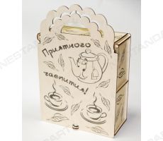 Чай в деревянной подарочной коробочке