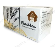 Чай в пакетиках в коробочке с логотипом Центра оценки безопасности и качества зерна и продуктов его переработки