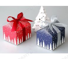 Коробочки-домики для новогодних подарков