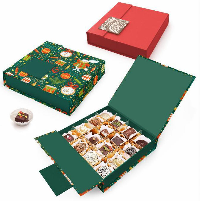 Подарочный набор в коробке 16 конфет