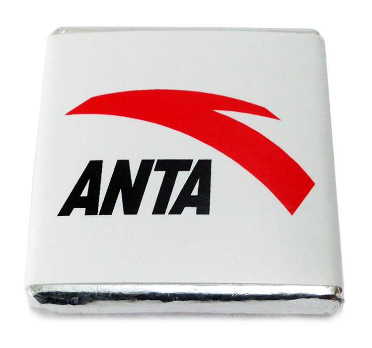 Шоколад 5 г с логотипом Anta