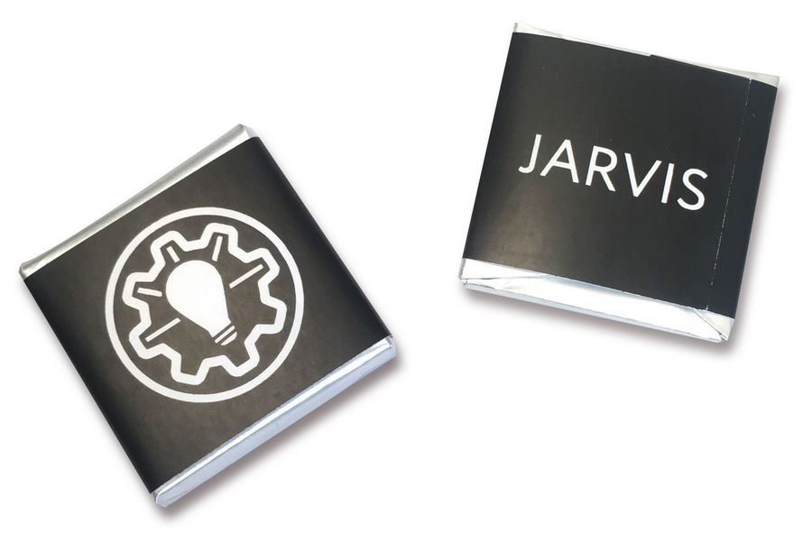 Шоколад 5 г с логотипом Jarvis