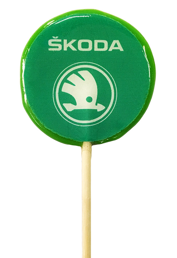 Леденцы с логотипом SKODA