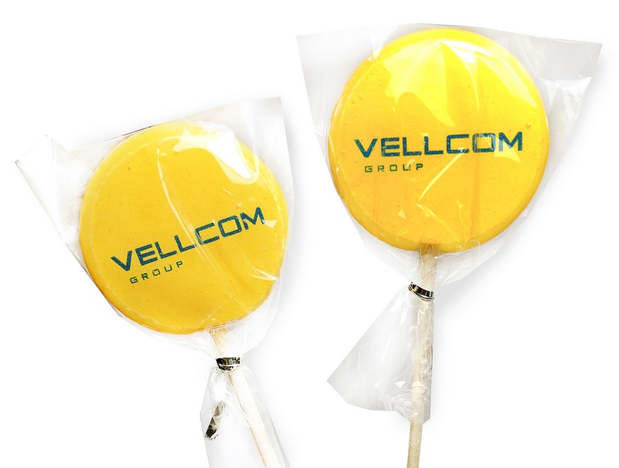 Леденцы с логотипом Vellcom