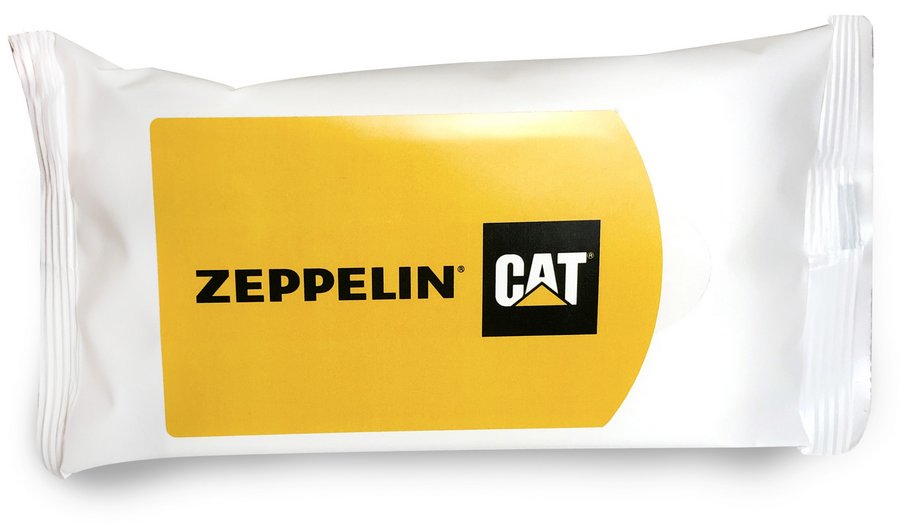 Влажные салфетки с логотипом Zepellin Cat